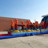 24ft Poseidon Plunge Dual Lane 2pc Commercial Water Slide with Inflatable Slip & Slide - BounceWave Inflatable Sales