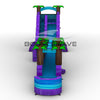 24ft Purple Plunge Teal Single Lane Inflatable Water Slide With Slip & Slide - BounceWave Inflatable Sales