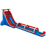 27ft American Thunder Dual Lane 2-Piece Water Slide With Slip & Slide
