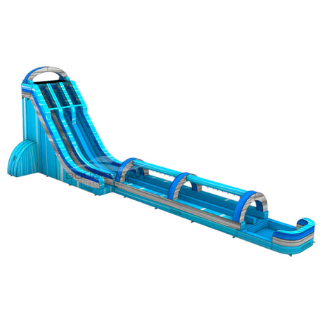 27ft Bahama Blast Dual Lane 2 - Piece Water Slide With Slip & Slide - BounceWave Inflatable Sales