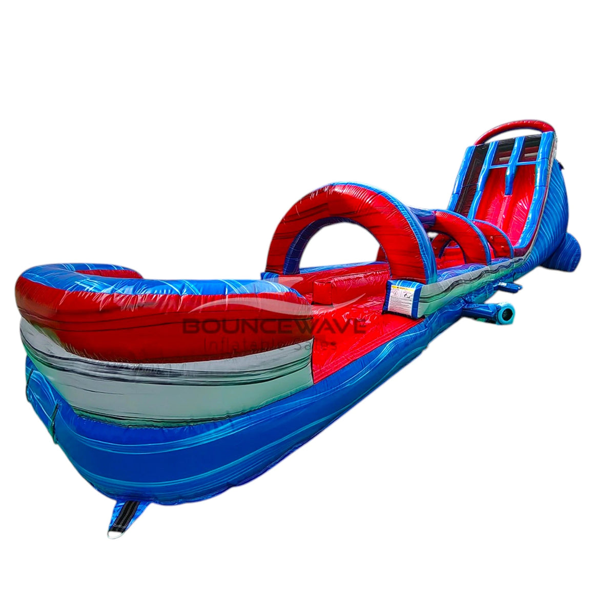 27ft Baja Splash Dual Lane 2 - Piece Water Slide With Slip & Slide - BounceWave Inflatable Sales