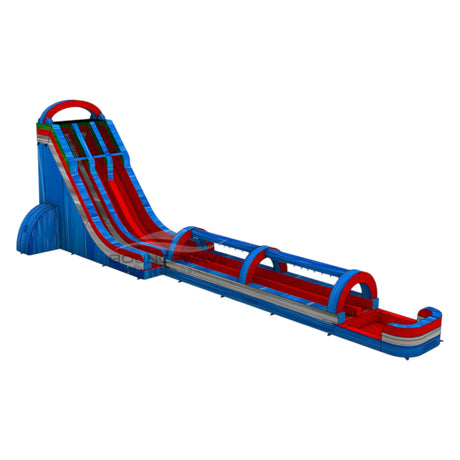 27ft Baja Splash Dual Lane 2 - Piece Water Slide With Slip & Slide - BounceWave Inflatable Sales