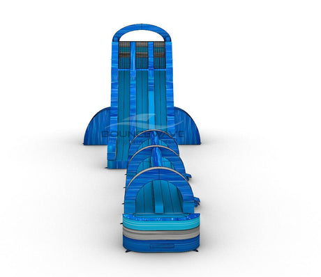 27ft Cayman Crush Dual Lane 2 - Piece Water Slide With Slip & Slide - BounceWave Inflatable Sales