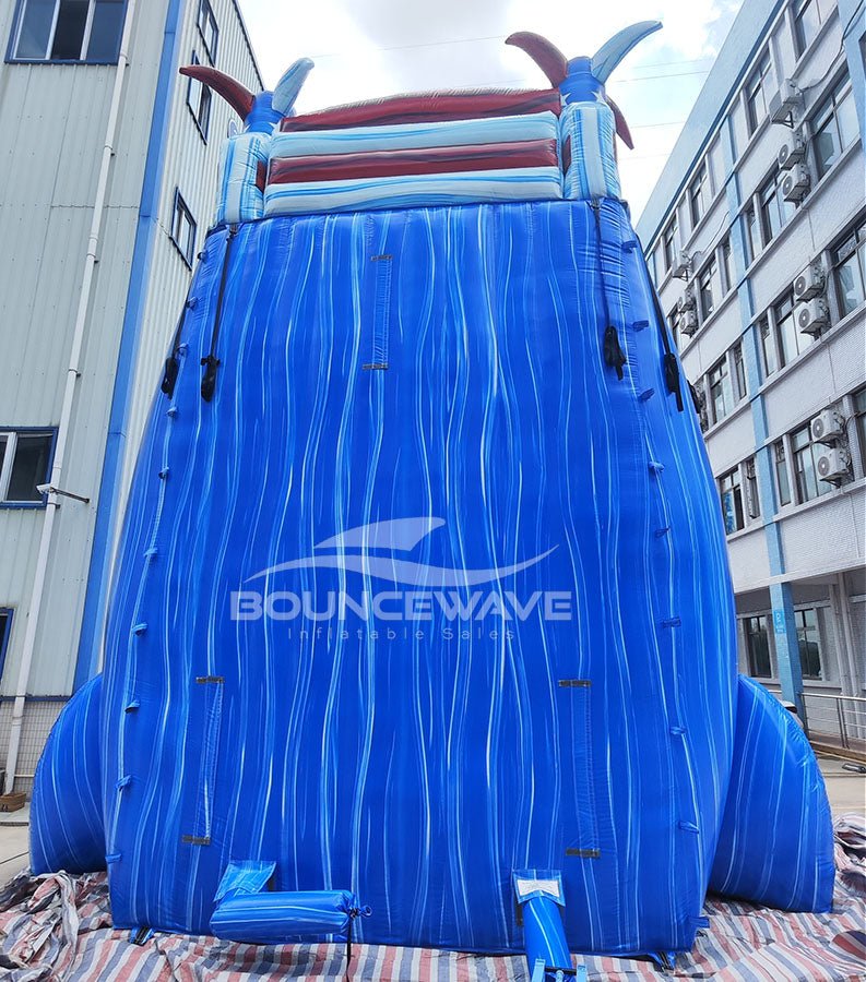 28ft Star Spangled Splash 2 - Piece Commercial Water Slide with Inflatable Slip & Slide - BounceWave Inflatable Sales