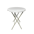 32" Heavy Duty Pro Round Plastic Cocktail Folding Table - BounceWave Inflatable Sales