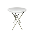 32" Heavy Duty Pro Round Plastic Cocktail Folding Table