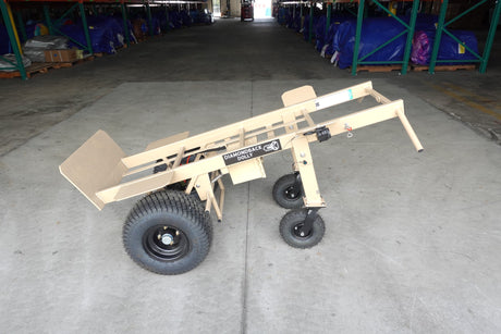 4 - Wheel Heavy Duty Hand Truck Dolly with Winch - BounceWave Inflatable Sales