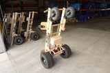 4 - Wheel Heavy Duty Hand Truck Dolly with Winch - BounceWave Inflatable Sales