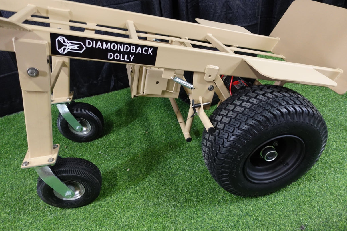 4 - Wheel Heavy Duty Hand Truck Dolly with Winch - BounceWave Inflatable Sales