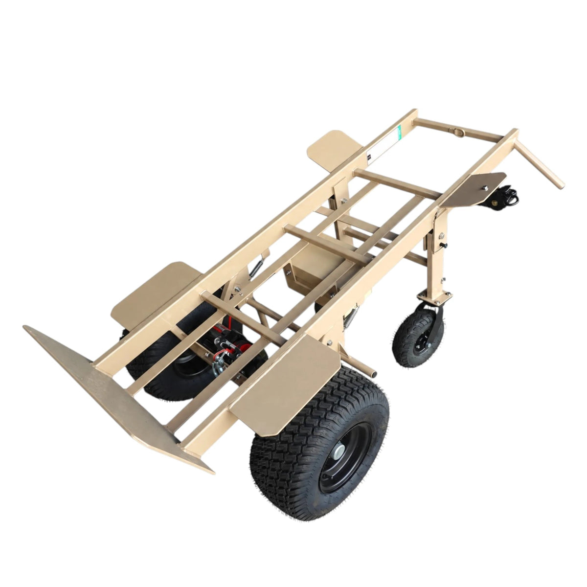 4-Wheel Heavy Duty Hand Truck Dolly with Winch - BounceWave Inflatable Sales