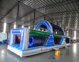 40ft Aloha Backyard Commercial Inflatable Obstacle Course - BounceWave Inflatable Sales