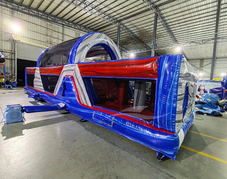 40ft Baja Backyard Commercial Inflatable Obstacle Course - BounceWave Inflatable Sales