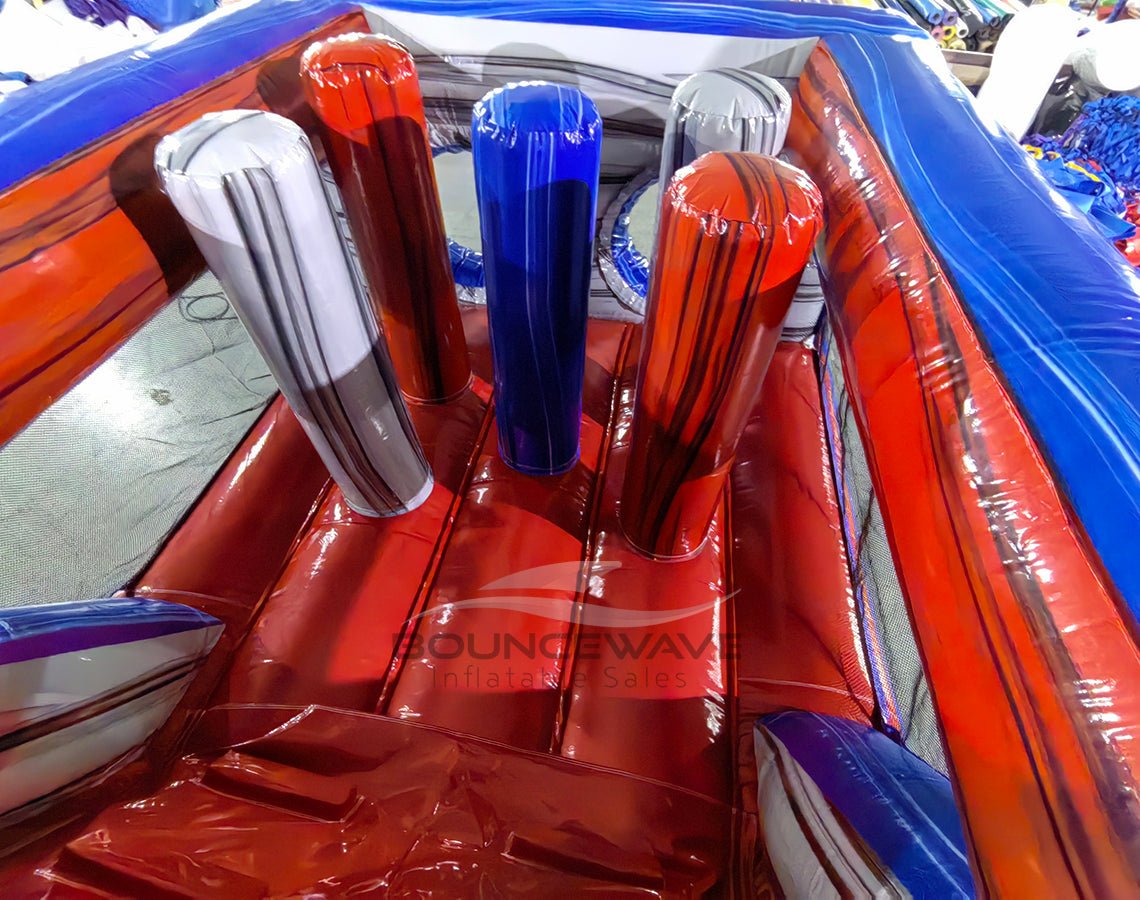 40ft Baja Backyard Commercial Inflatable Obstacle Course - BounceWave Inflatable Sales