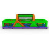 40ft ColorBurst Backyard Commercial Inflatable Obstacle Course - BounceWave Inflatable Sales