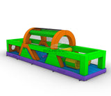 40ft ColorBurst Backyard Commercial Inflatable Obstacle Course - BounceWave Inflatable Sales