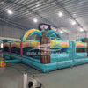 40ft Island Flow Wrap - Around 2PC Wet/Dry Inflatable Obstacle Course - BounceWave Inflatable Sales