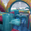 40ft Island Flow Wrap - Around 2PC Wet/Dry Inflatable Obstacle Course - BounceWave Inflatable Sales
