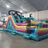 40ft Island Flow Wrap - Around 2PC Wet/Dry Inflatable Obstacle Course - BounceWave Inflatable Sales