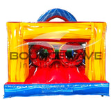 40ft Primary Marble Backyard Commercial Inflatable Obstacle Course - BounceWave Inflatable Sales