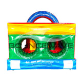 40ft Primary Marble Backyard Commercial Inflatable Obstacle Course - BounceWave Inflatable Sales