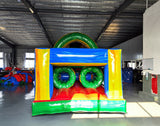 40ft Reggae Backyard Commercial Inflatable Obstacle Course - BounceWave Inflatable Sales