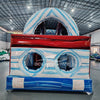 46ft American Thunder Commercial Hybrid Inflatable Obstacle Course - BounceWave Inflatable Sales