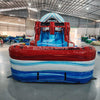 46ft American Thunder Commercial Hybrid Inflatable Obstacle Course - BounceWave Inflatable Sales