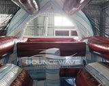 46ft American Thunder Stars Commercial Hybrid Inflatable Obstacle Course - BounceWave Inflatable Sales