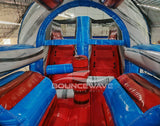 46ft Baja Commercial Hybrid Inflatable Obstacle Course - BounceWave Inflatable Sales