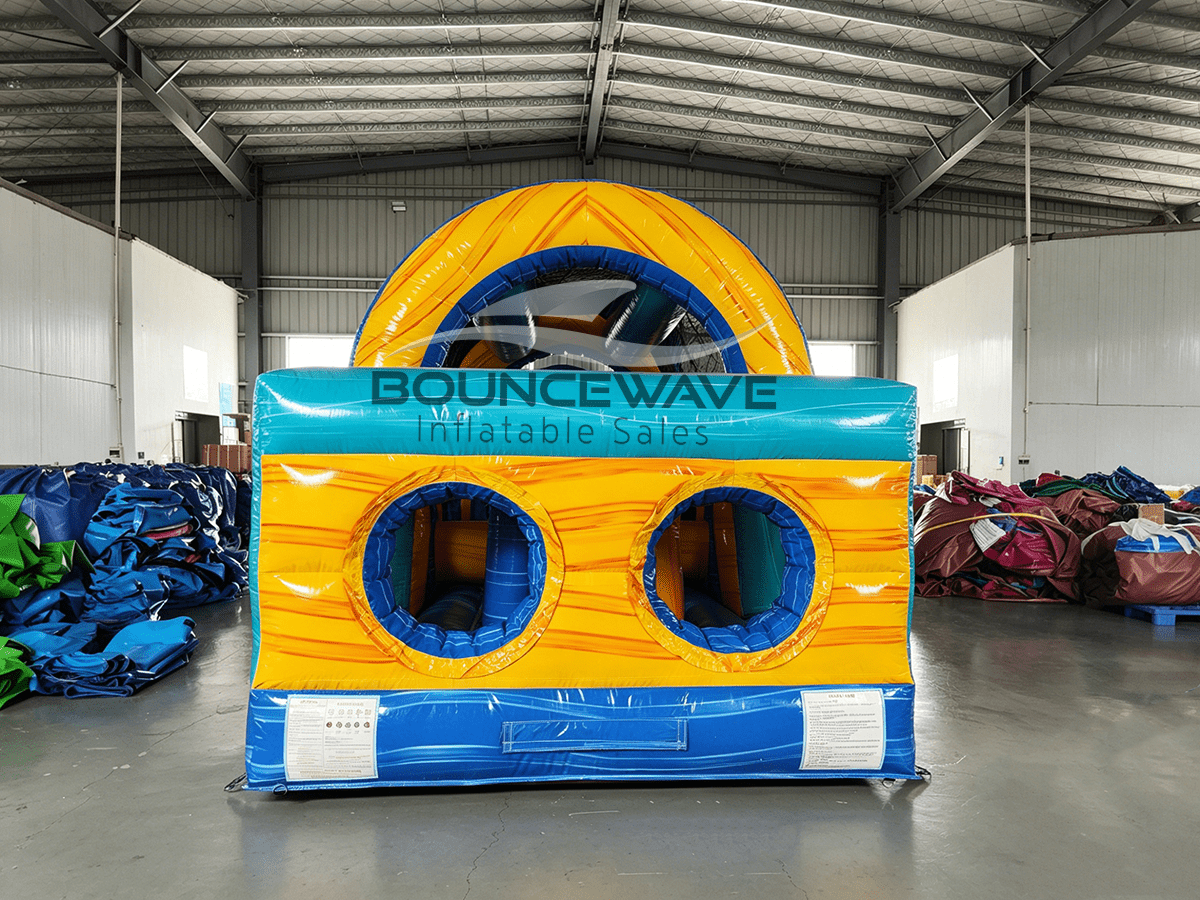 46ft Bimini Wave Hybrid Inflatable Obstacle Course - BounceWave Inflatable Sales