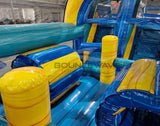 46ft Bimini Wave Hybrid Inflatable Obstacle Course - BounceWave Inflatable Sales