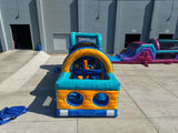 46ft Bimini Wave Hybrid Inflatable Obstacle Course - BounceWave Inflatable Sales