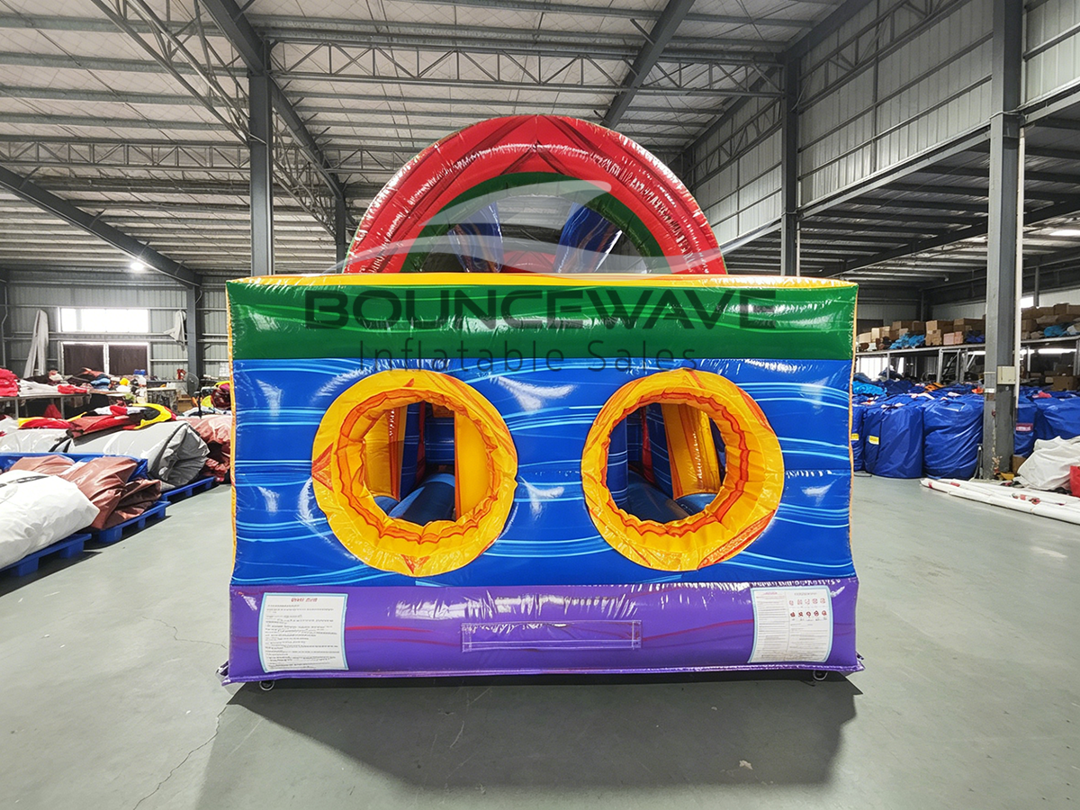 46ft Euro Marble Hybrid Inflatable Obstacle Course - BounceWave Inflatable Sales