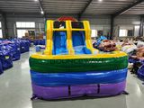 46ft Euro Marble Hybrid Inflatable Obstacle Course - BounceWave Inflatable Sales