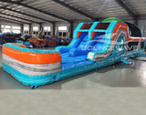 46ft Fiji Falls Commercial Hybrid Inflatable Obstacle Course - BounceWave Inflatable Sales