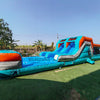 46ft Fiji Falls "Flash" Hybrid Inflatable Obstacle Course - BounceWave Inflatable Sales