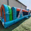 46ft Fiji Falls "Flash" Hybrid Inflatable Obstacle Course - BounceWave Inflatable Sales