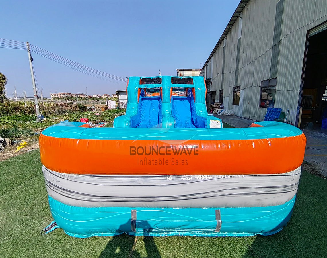 46ft Fiji Falls "Flash" Hybrid Inflatable Obstacle Course - BounceWave Inflatable Sales
