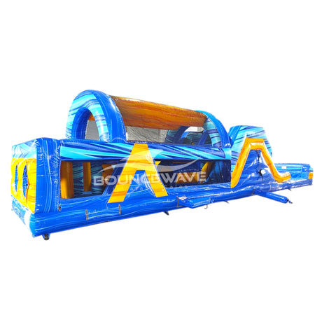 46ft Flashpoint Falls Commercial Hybrid Inflatable Obstacle Course - BounceWave Inflatable Sales