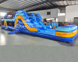 46ft Flashpoint Falls Commercial Hybrid Inflatable Obstacle Course - BounceWave Inflatable Sales