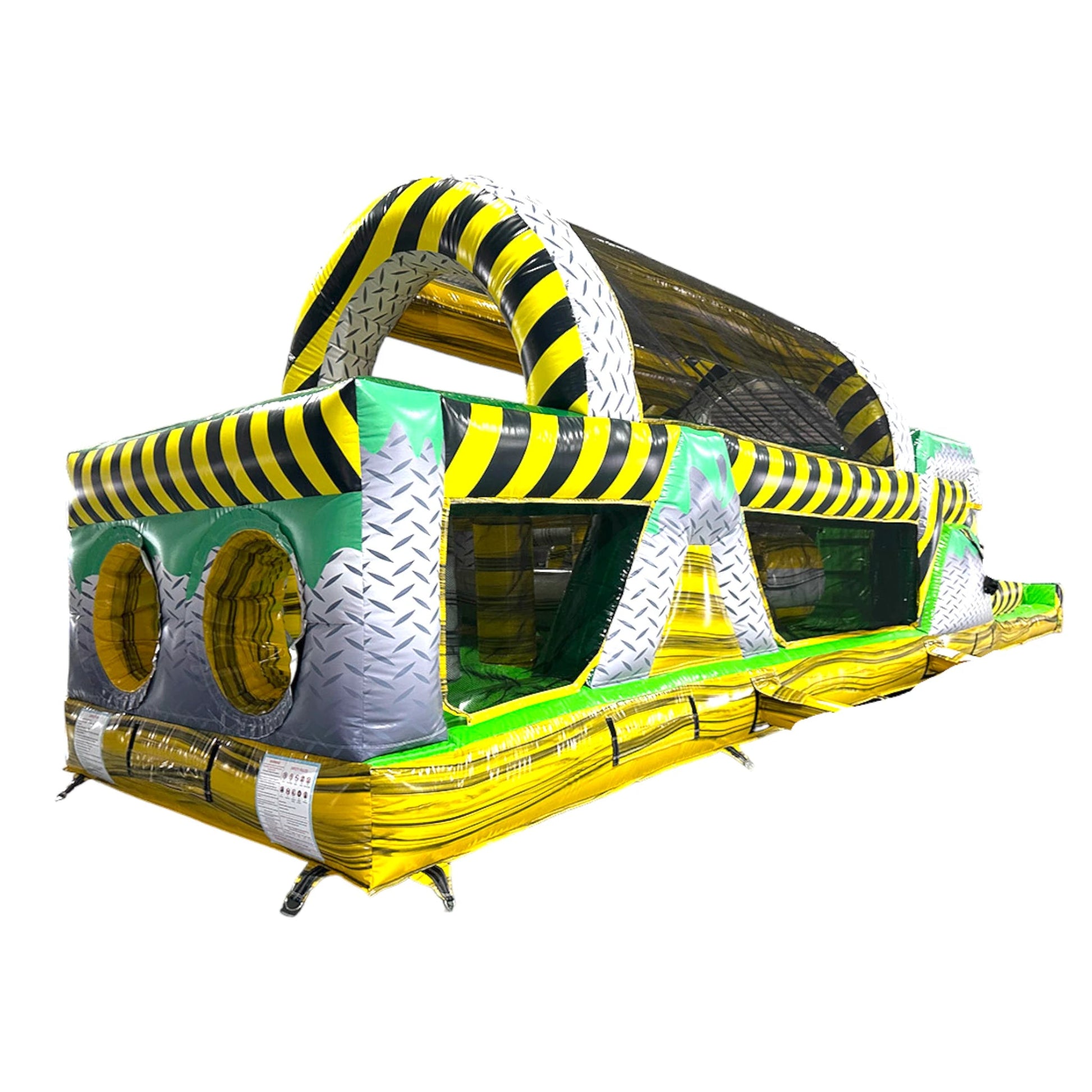 46ft Hazardous Commercial Hybrid Inflatable Obstacle Course