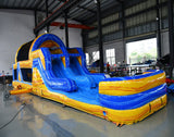 46ft Lava Falls Hybrid Inflatable Obstacle Course - BounceWave Inflatable Sales