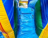 46ft Multi - Color Marble "Flash" Hybrid Inflatable Obstacle Course - BounceWave Inflatable Sales