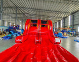 46ft Primary Marble Hybrid Wet/Dry Inflatable Obstacle Course - BounceWave Inflatable Sales