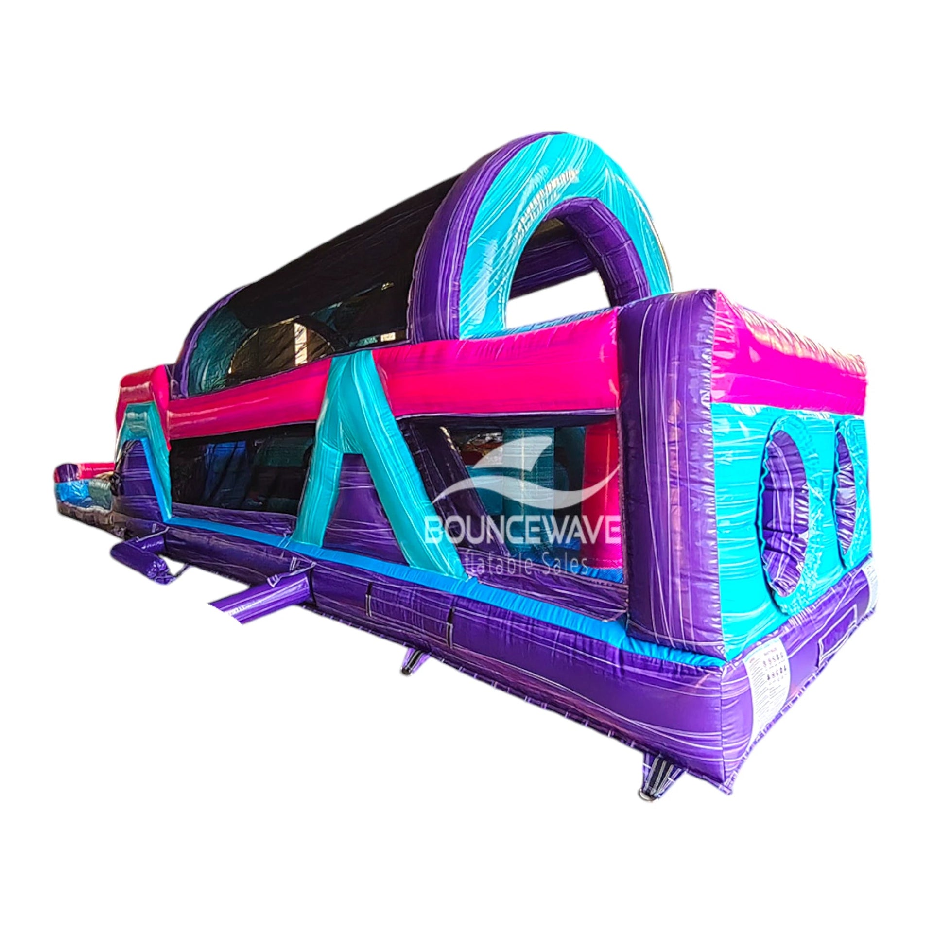 Marvelous 46ft Bahama Blast Hybrid Inflatable Obstacle Course