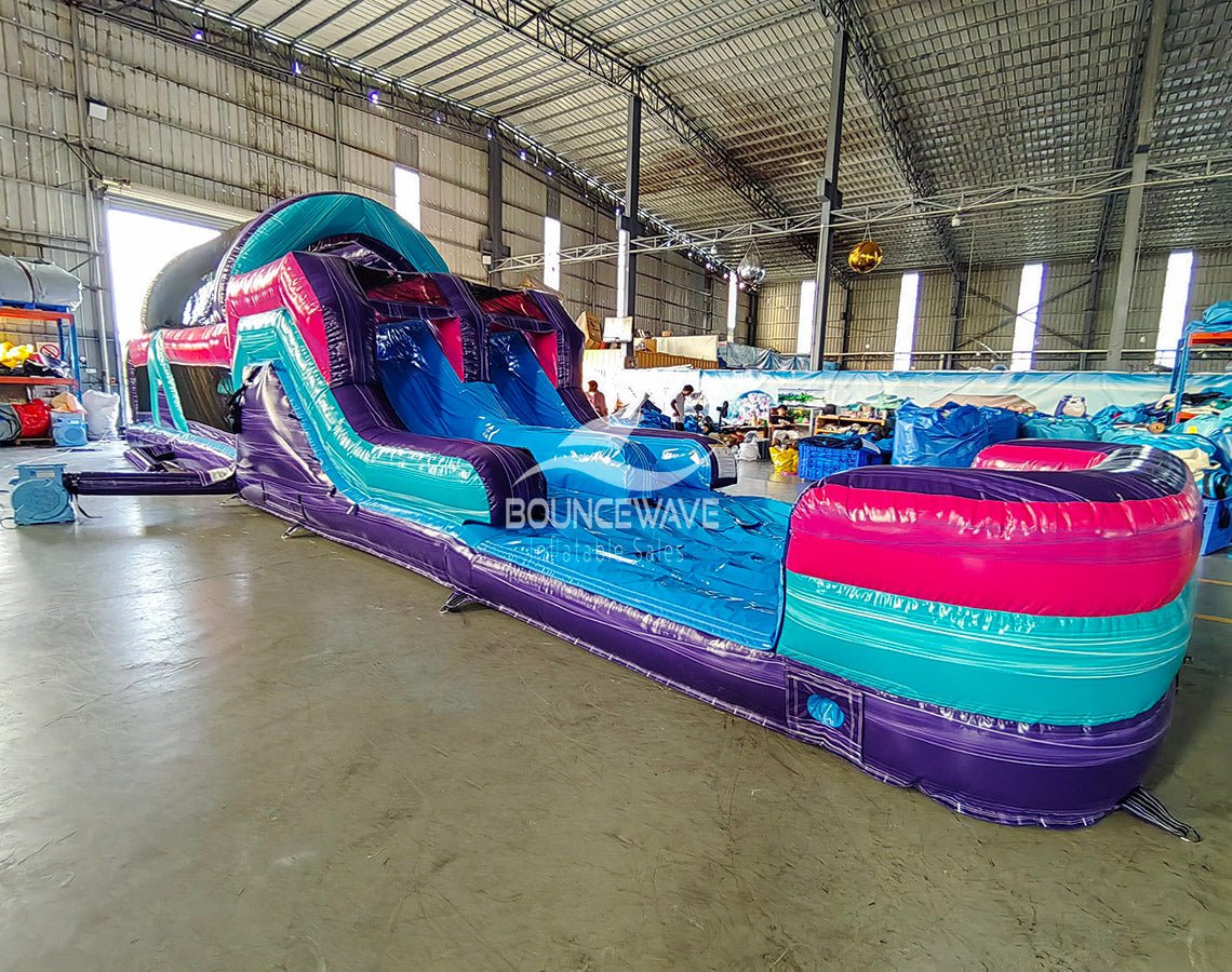 Marvelous 46ft Bahama Blast Hybrid Inflatable Obstacle Course