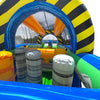 46ft Radioactive Run Hybrid Inflatable Obstacle Course - BounceWave Inflatable Sales