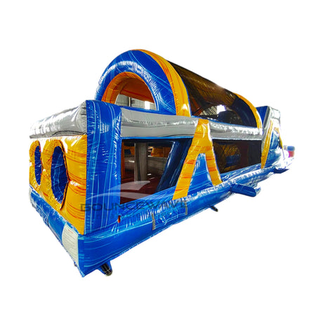 46ft Rip Curl Hybrid Wet/Dry Inflatable Obstacle Course - BounceWave Inflatable Sales