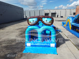 46ft South Beach Flash Hybrid Inflatable Obstacle Course – Limited Edition with Detachable Tarps - BounceWave Inflatable Sales