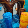 46ft Tropic Shock "Flash" Hybrid Inflatable Obstacle Course - BounceWave Inflatable Sales